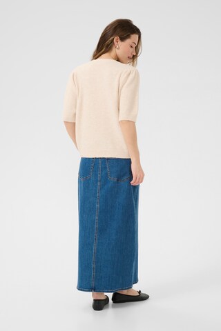 Kaffe Gebreid vest 'Marina' in Beige