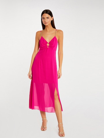 Morgan Φόρεμα κοκτέιλ 'RIGNY' σε ροζ