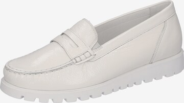 WALDLÄUFER Classic Flats in White: front