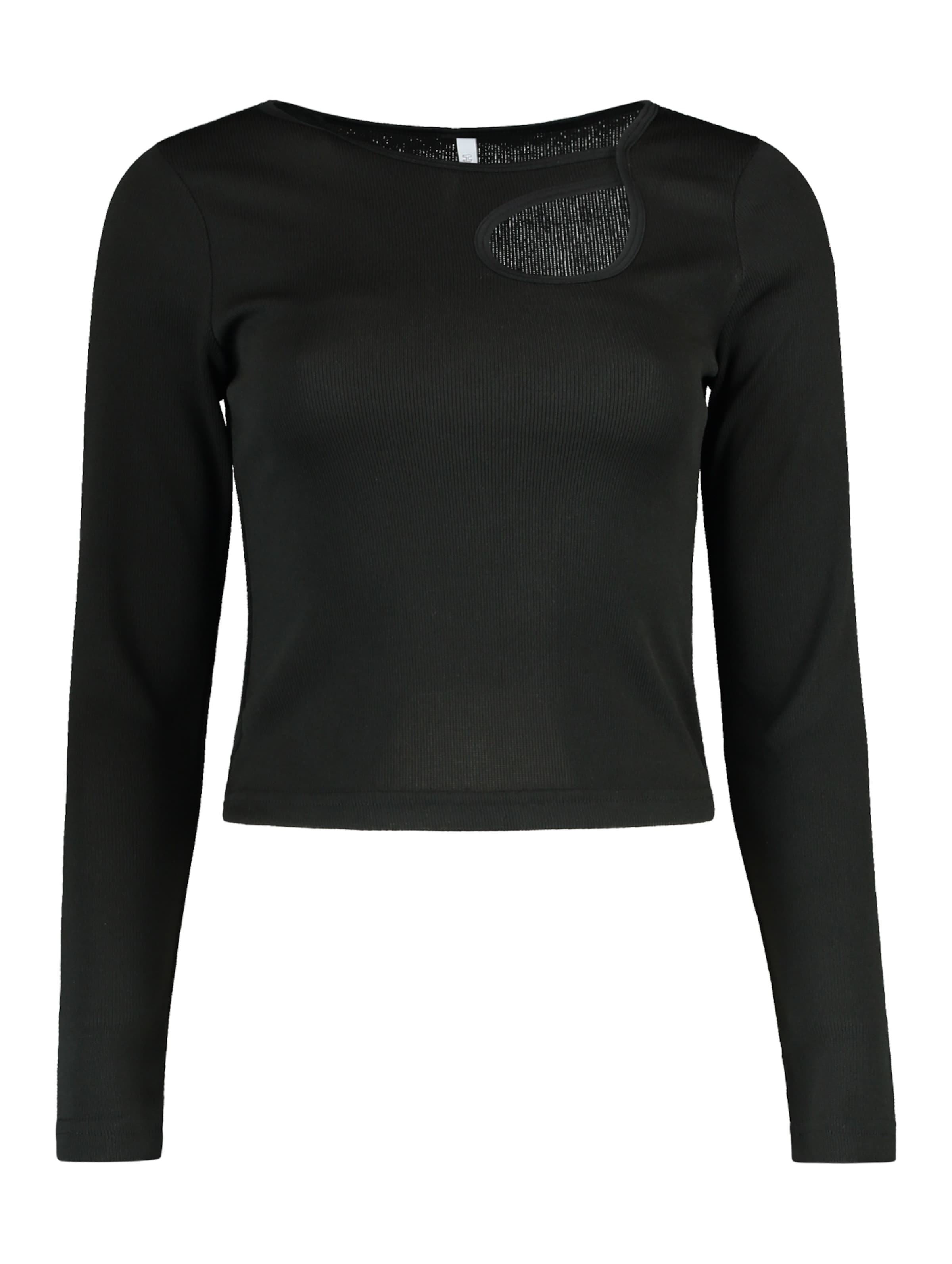 Hailys Тениска 'Luna' в черно: отпред