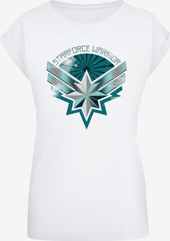 T-shirt 'Captain Marvel - Starforce Warrior' ABSOLUTE CULT en blanc : devant