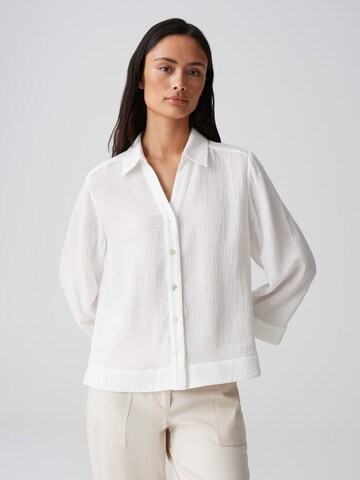 OPUS Blouse 'Fratea' in White: front