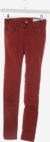 rag & bone Jeans in 24 in Red: front