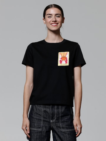 T-shirt 'Tarot The Coffee' Watapparel en noir : devant