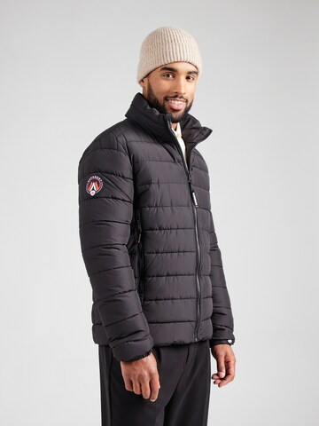 Veste d’hiver 'Fuji' Superdry en noir : devant