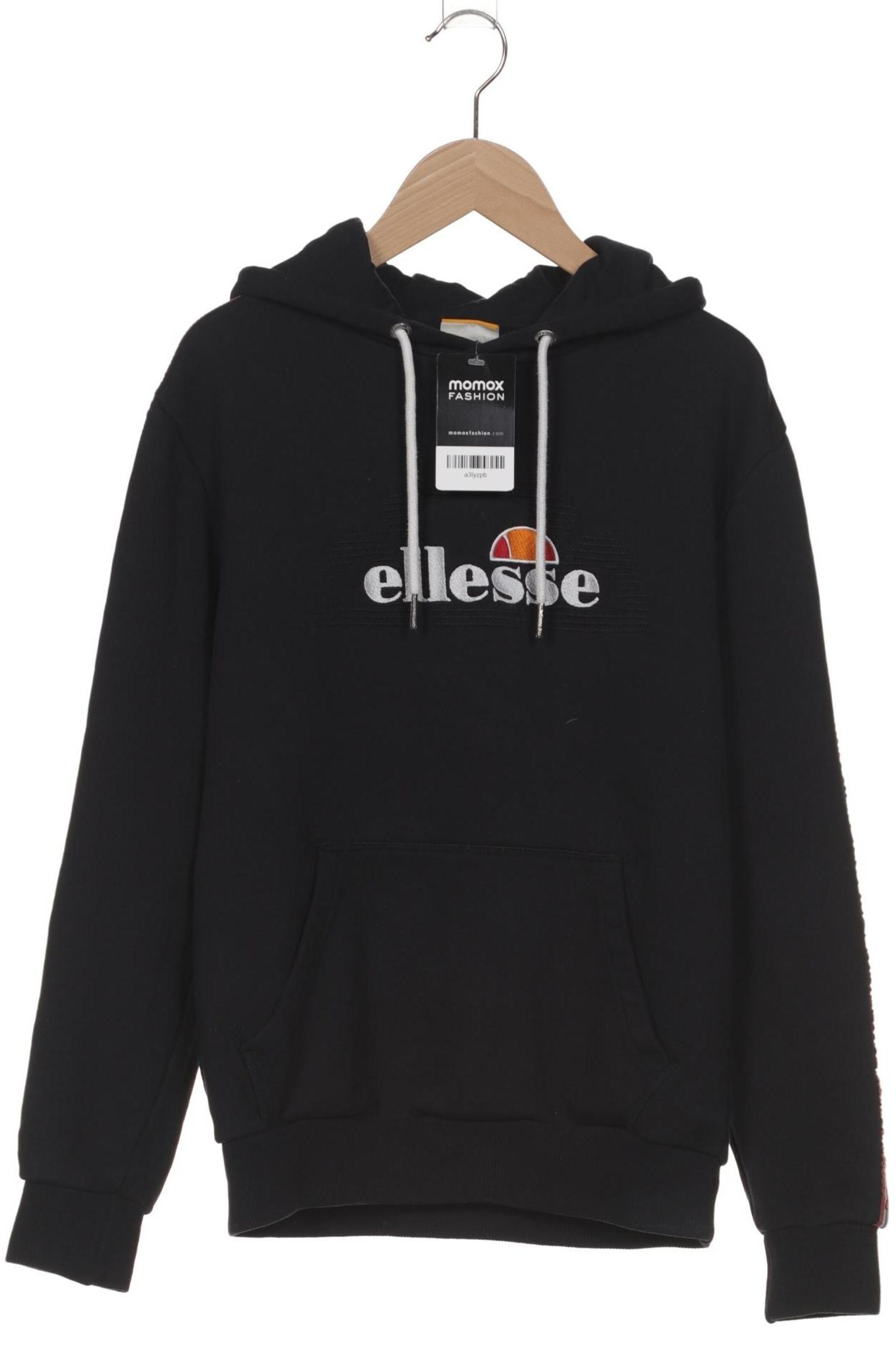 ELLESSE Sweatshirt & Zip-Up Hoodie in S in Black: front