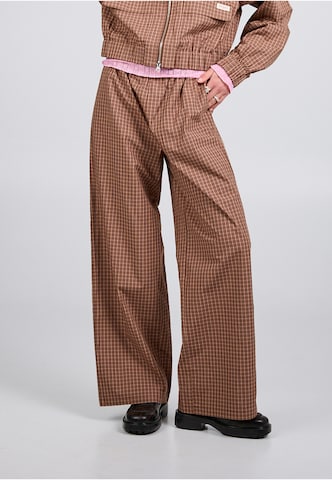 Wide Leg Pantalon OH APRIL en marron