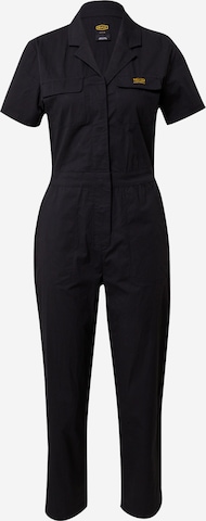 RVCA Jumpsuit 'RECESSION' in Black: front