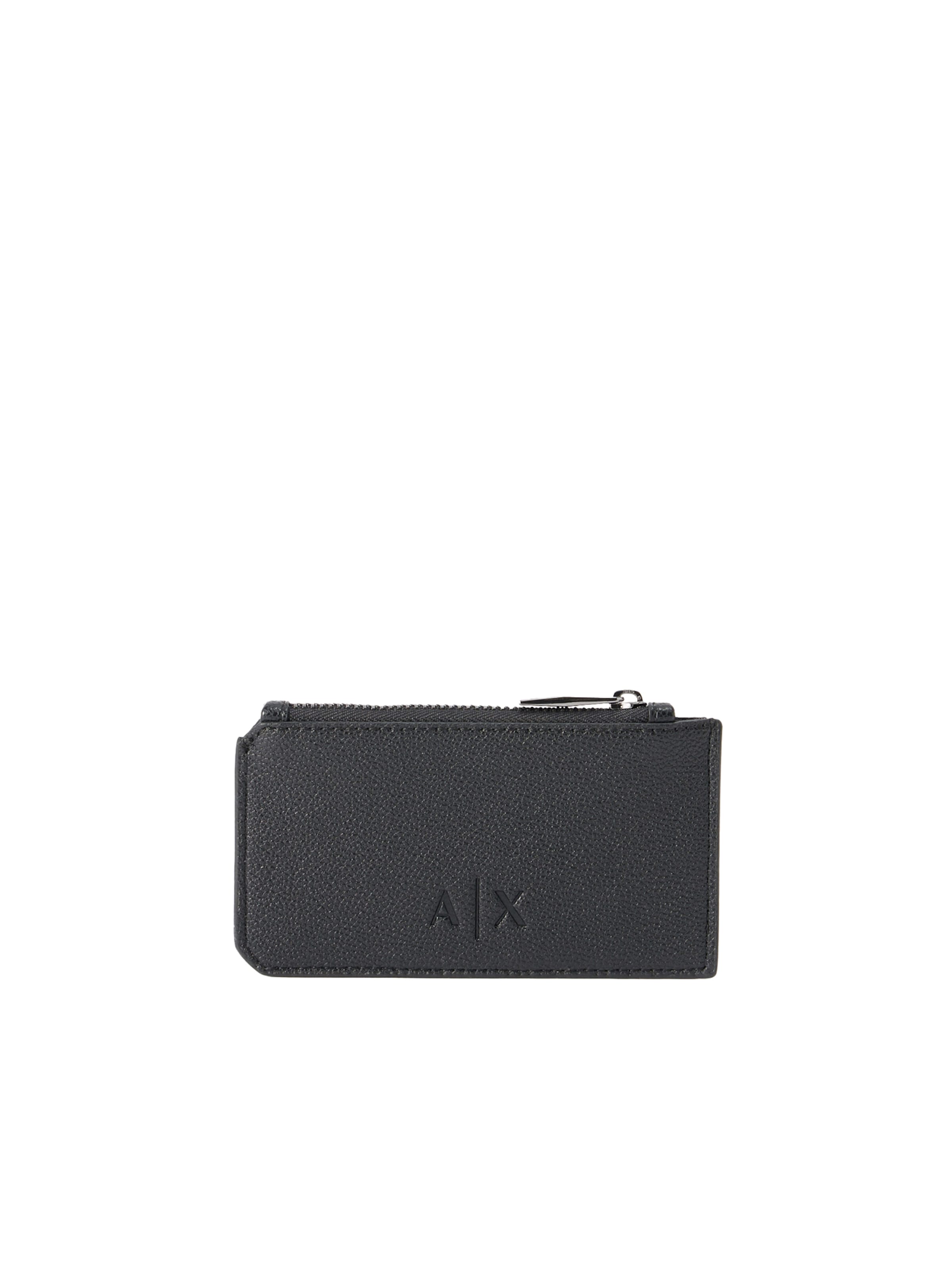 ARMANI EXCHANGE Wallet in Black: front