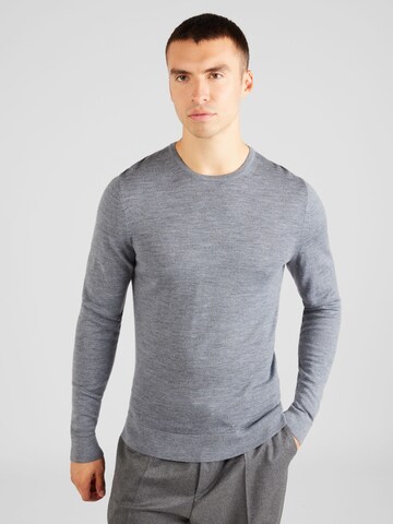 Pull-over Calvin Klein en gris : devant