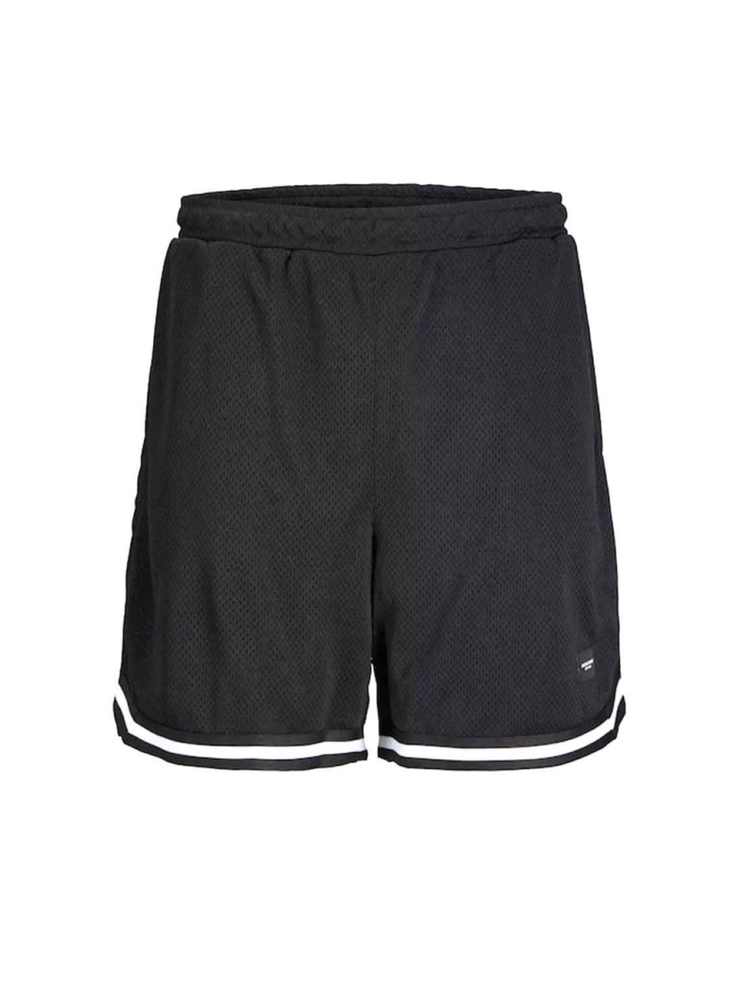 Loosefit Pantaloni sportivi di JACK & JONES in nero: frontale