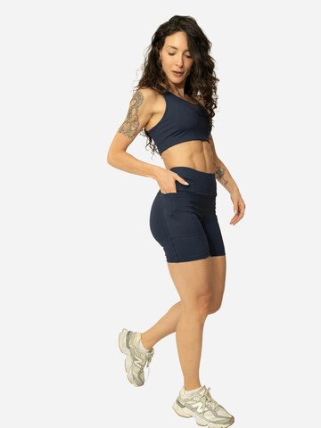 Tempus Own - Slimfit Calças de desporto em azul