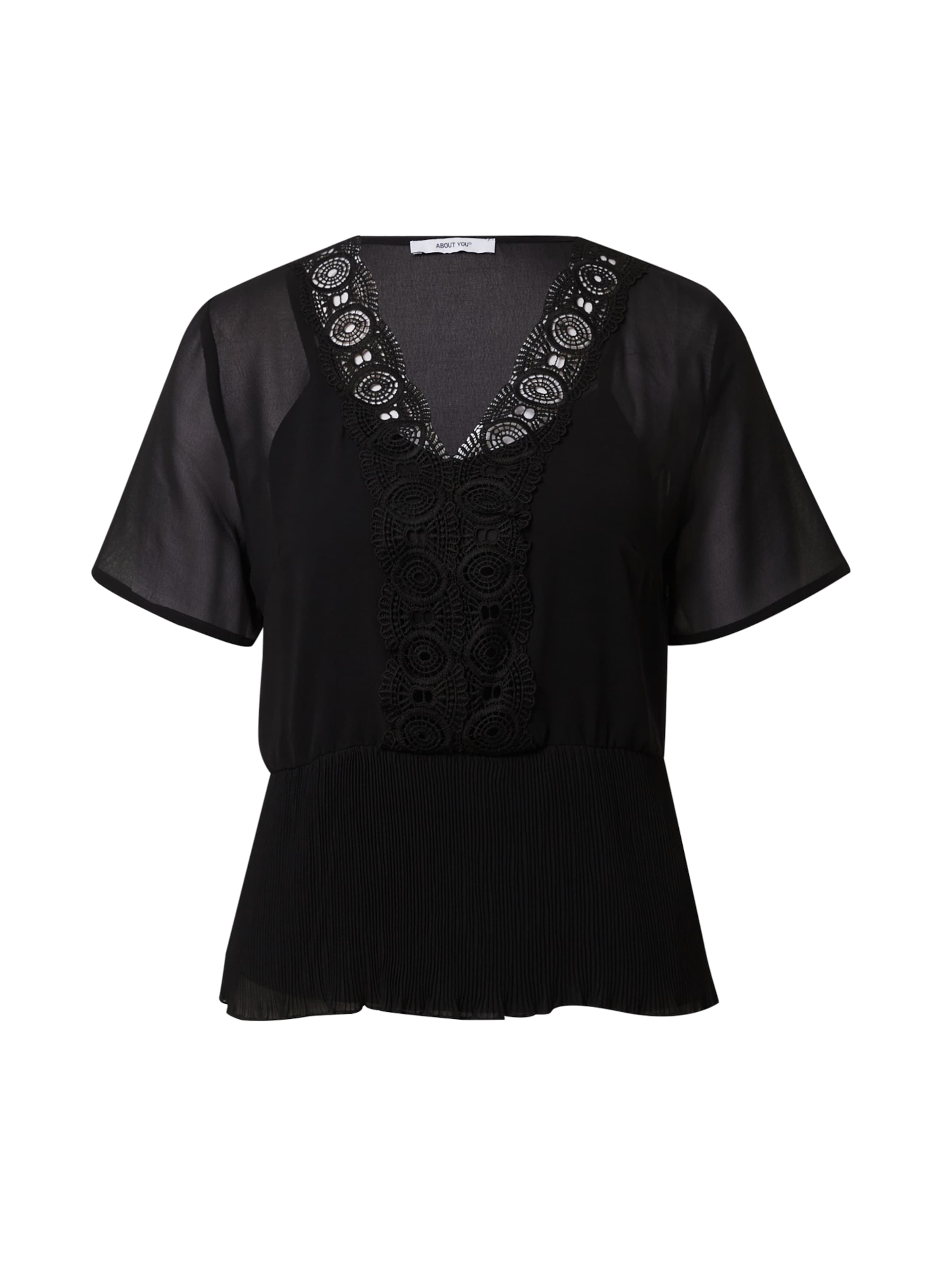 ABOUT YOU Μπλουζάκι 'Ester' σε μαύρο: μπροστά
