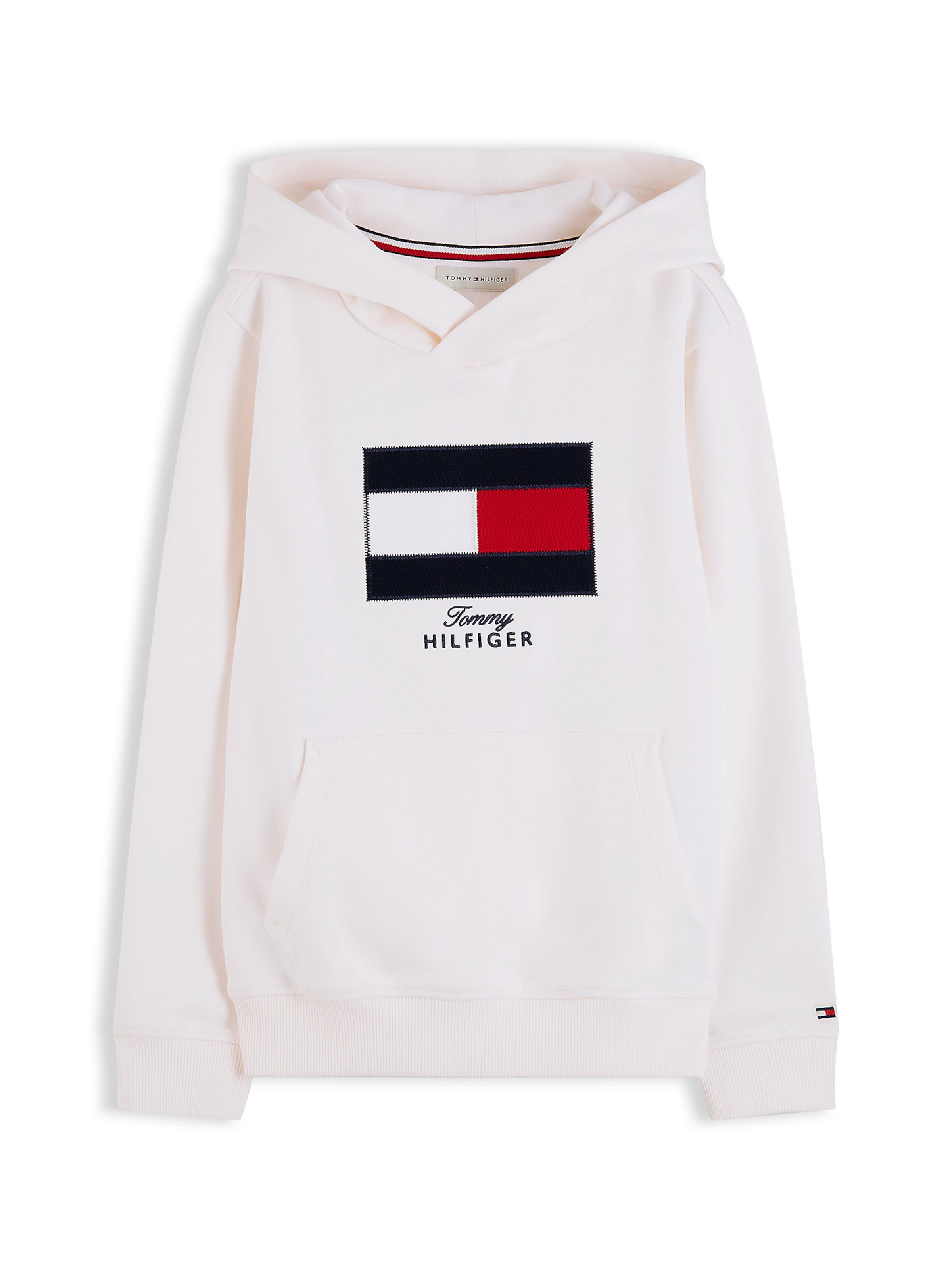 TOMMY HILFIGER Mikina 'HERITAGE' – béžová: přední strana