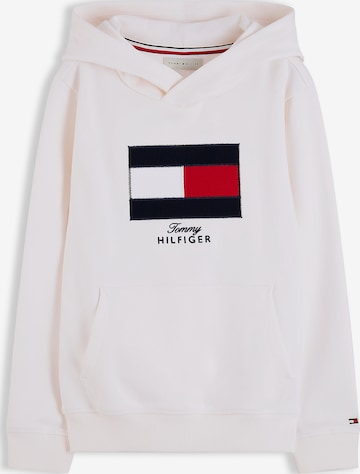 TOMMY HILFIGER Mikina 'HERITAGE' – béžová: přední strana