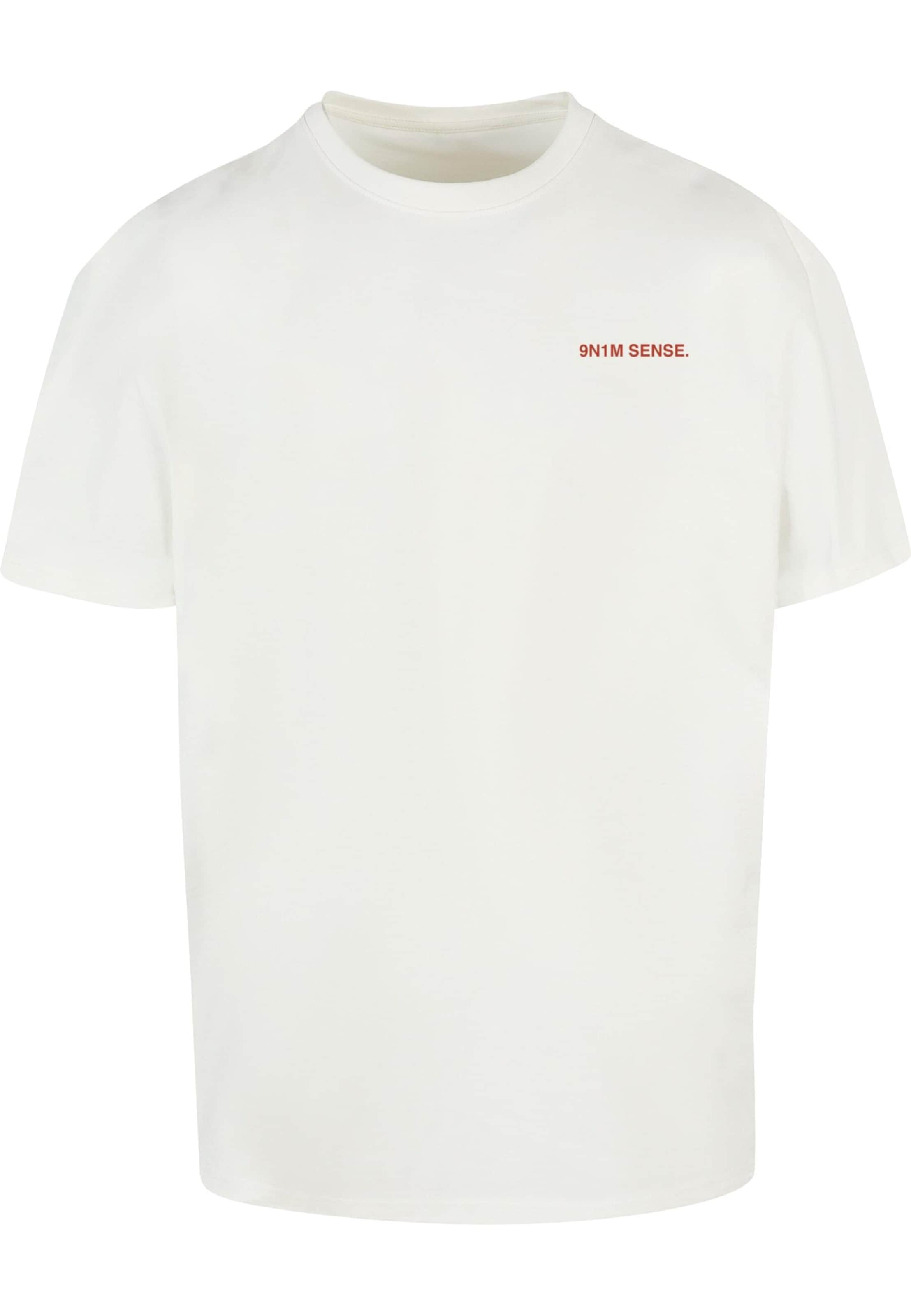 9N1M SENSE Shirt 'Cocktail Club' in Beige: front