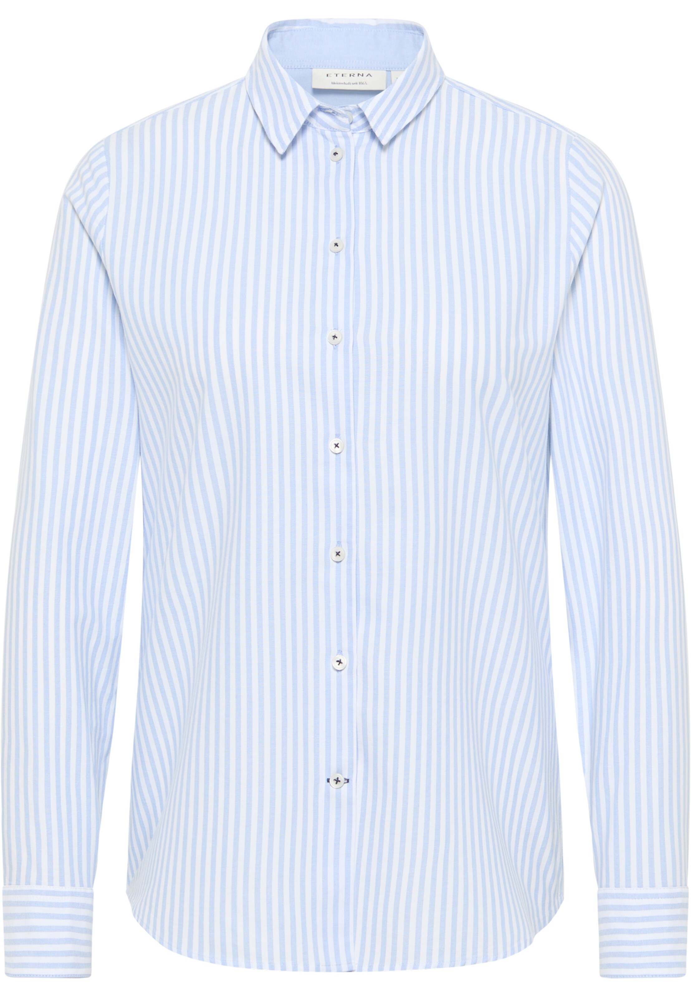 ETERNA Blouse in Blauw: voorkant