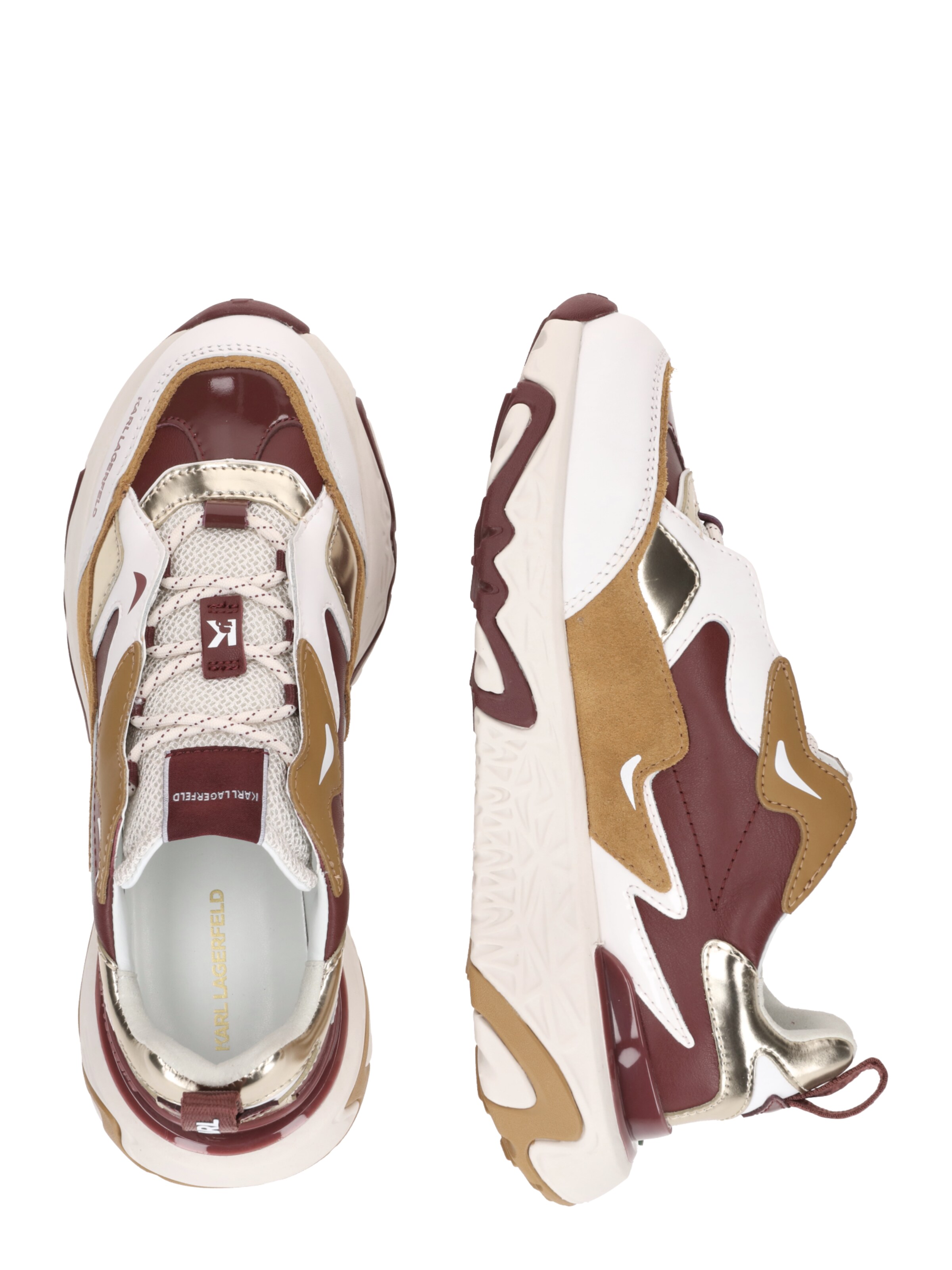 Karl Lagerfeld Nízke tenisky - Červená