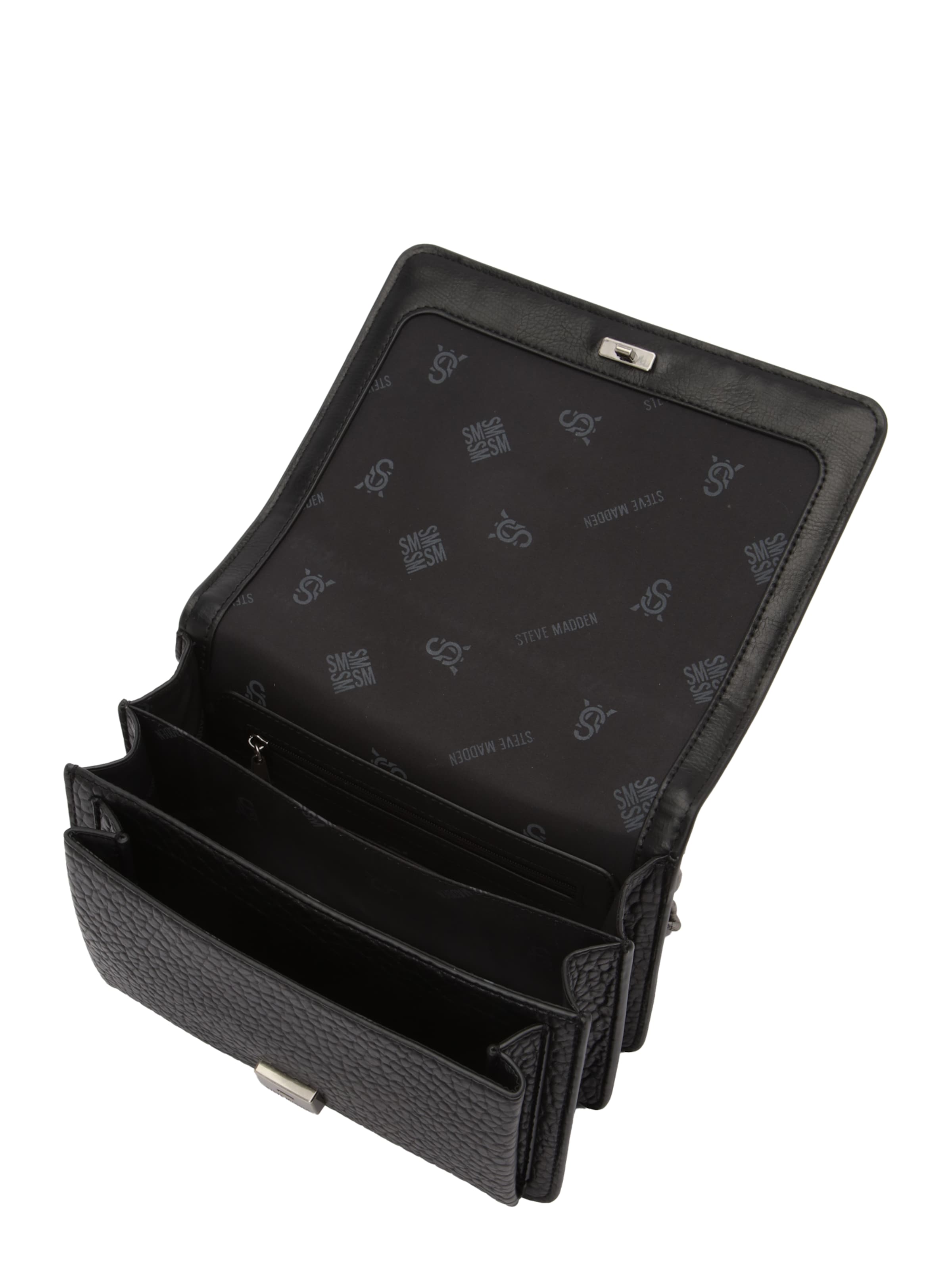 juoda STEVE MADDEN Rankinė su ilgu dirželiu 'Balize': viršus
