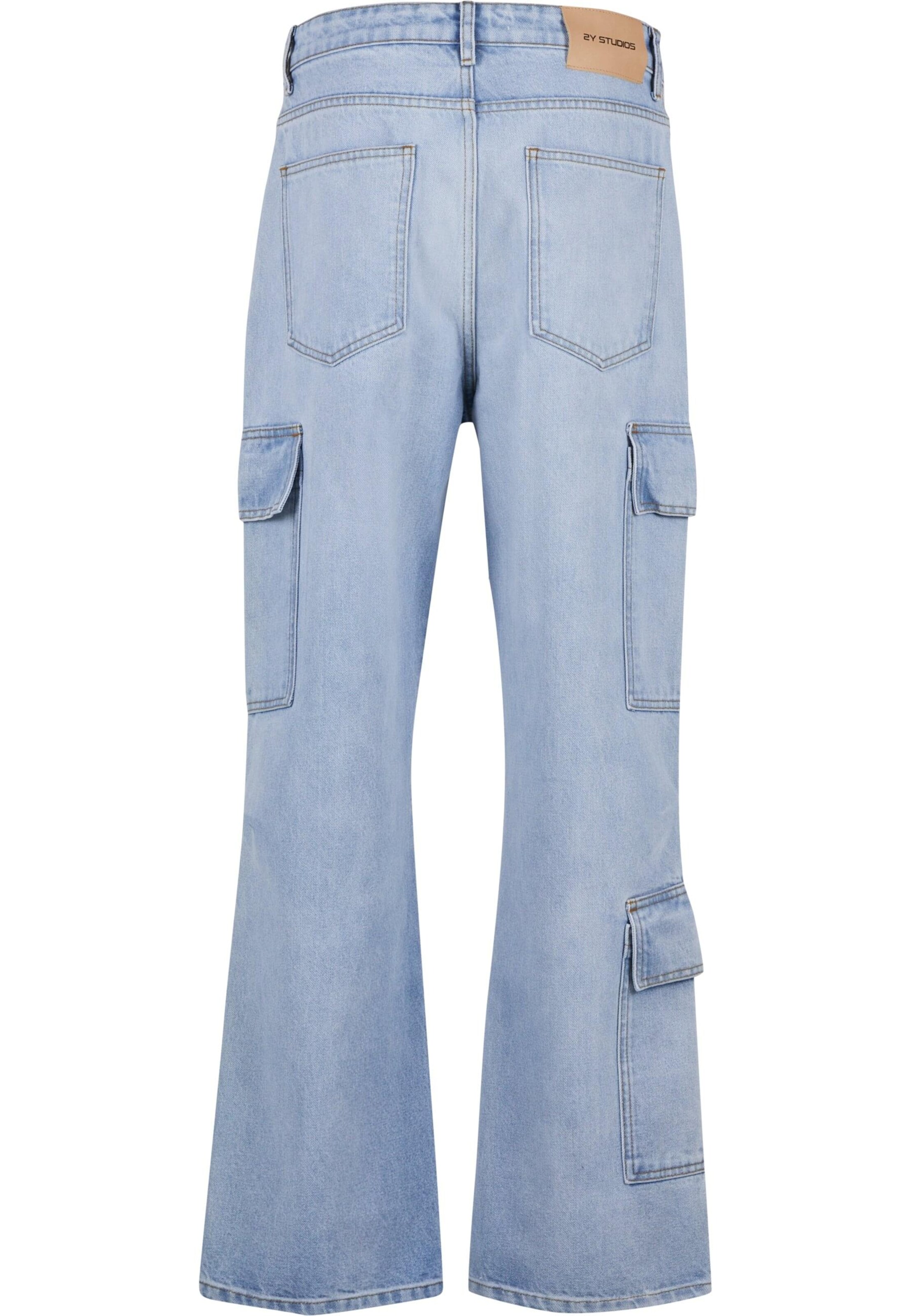 2Y Studios Baggy Cargo jeans 'Vorin' in Blue