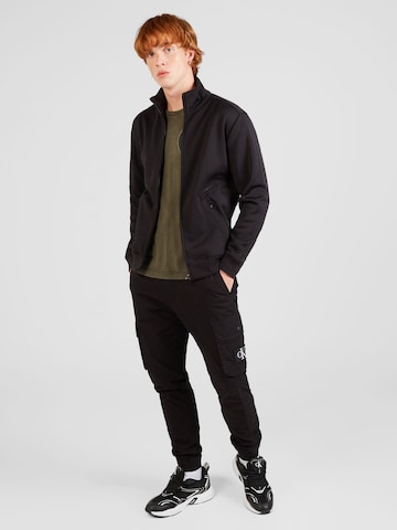 Champion Authentic Athletic Apparel Zip-Up Hoodie 'Tech' in Black