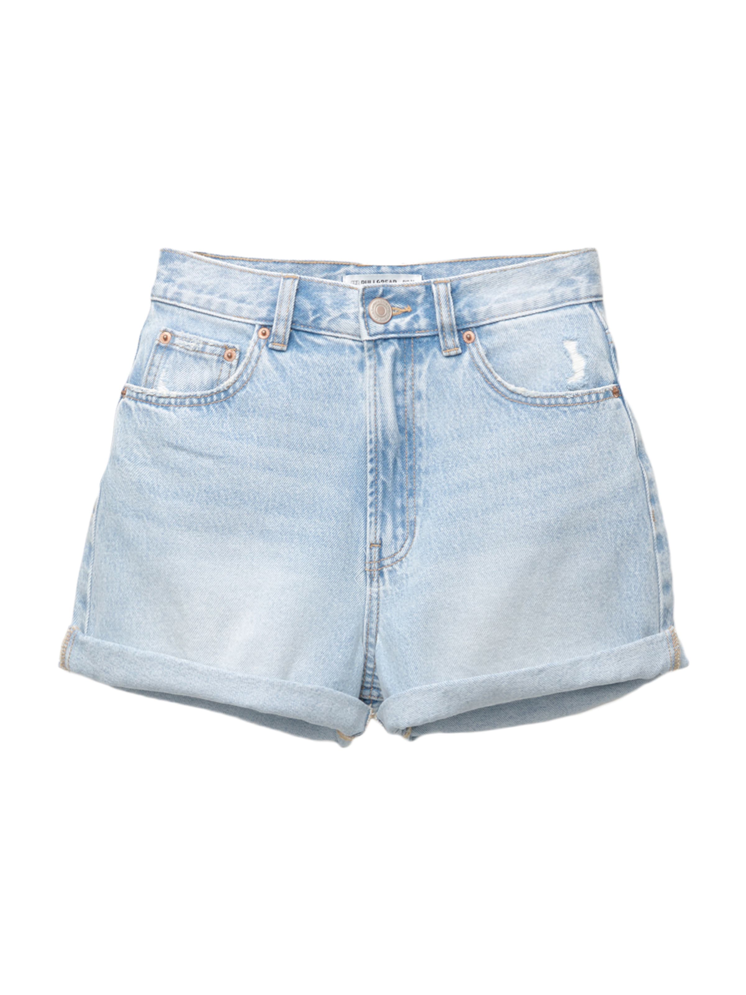 Pull&Bear Дънки в синьо: отпред