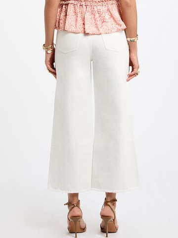 Morgan Wide Leg Jeans '252-POPPY' in Weiß