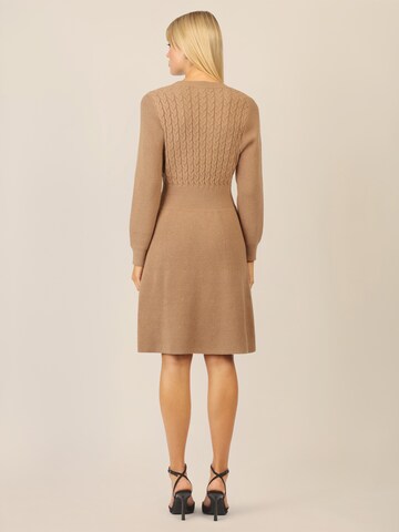 APART Knitted dress in Beige