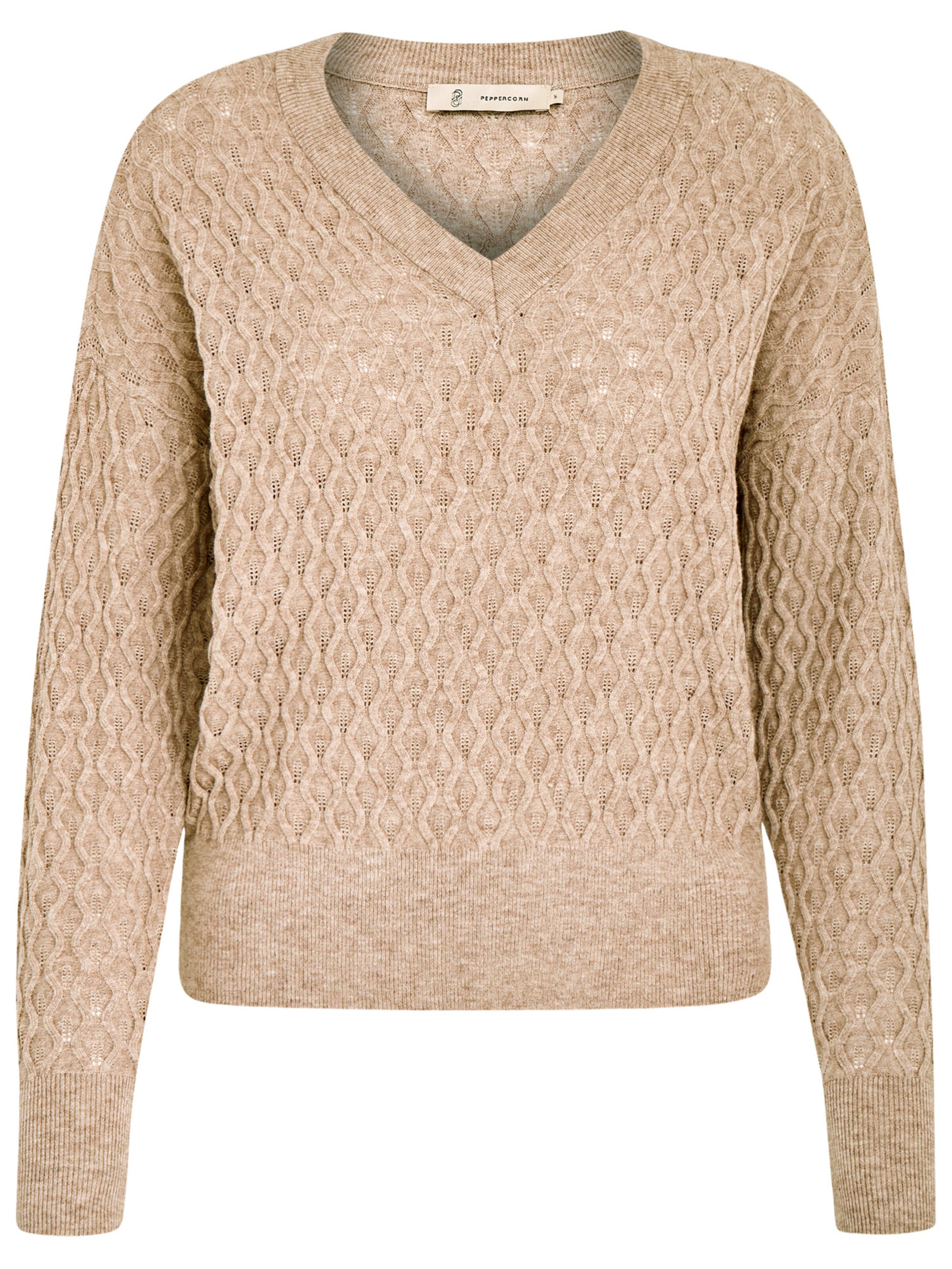 Peppercorn Sweter 'Rosalia' w kolorze beżowy: przód