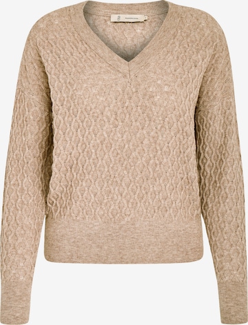 Pullover 'Rosalia' di Peppercorn in beige: frontale