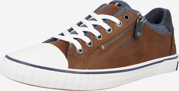 MUSTANGNiske tenisice - smeđa boja: prednji dio