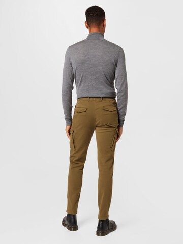 STRELLSON Loose fit Cargo trousers 'Lucco' in Brown