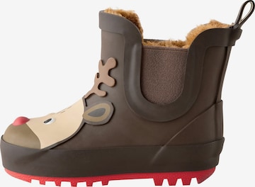 Next Rubber Boots in Brown: front