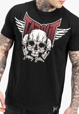Tapout Póló 'HAMLINES' - fekete