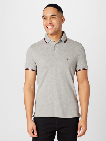 T-Shirt TOMMY HILFIGER en gris : devant