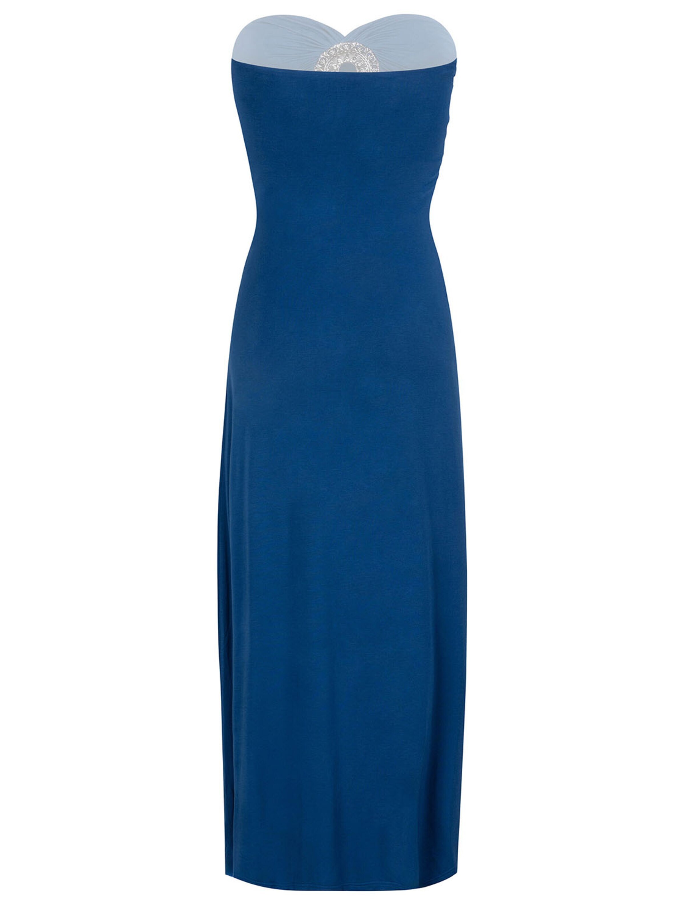 Chic by Lirette Dress 'Strapless dress Natural' in Blue