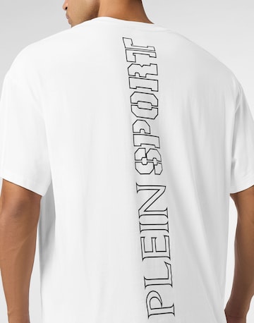 Plein Sport - Camiseta 'Scratch' en blanco
