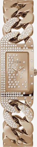 GUESS Analoog horloge ' STARLIT ' in Goud