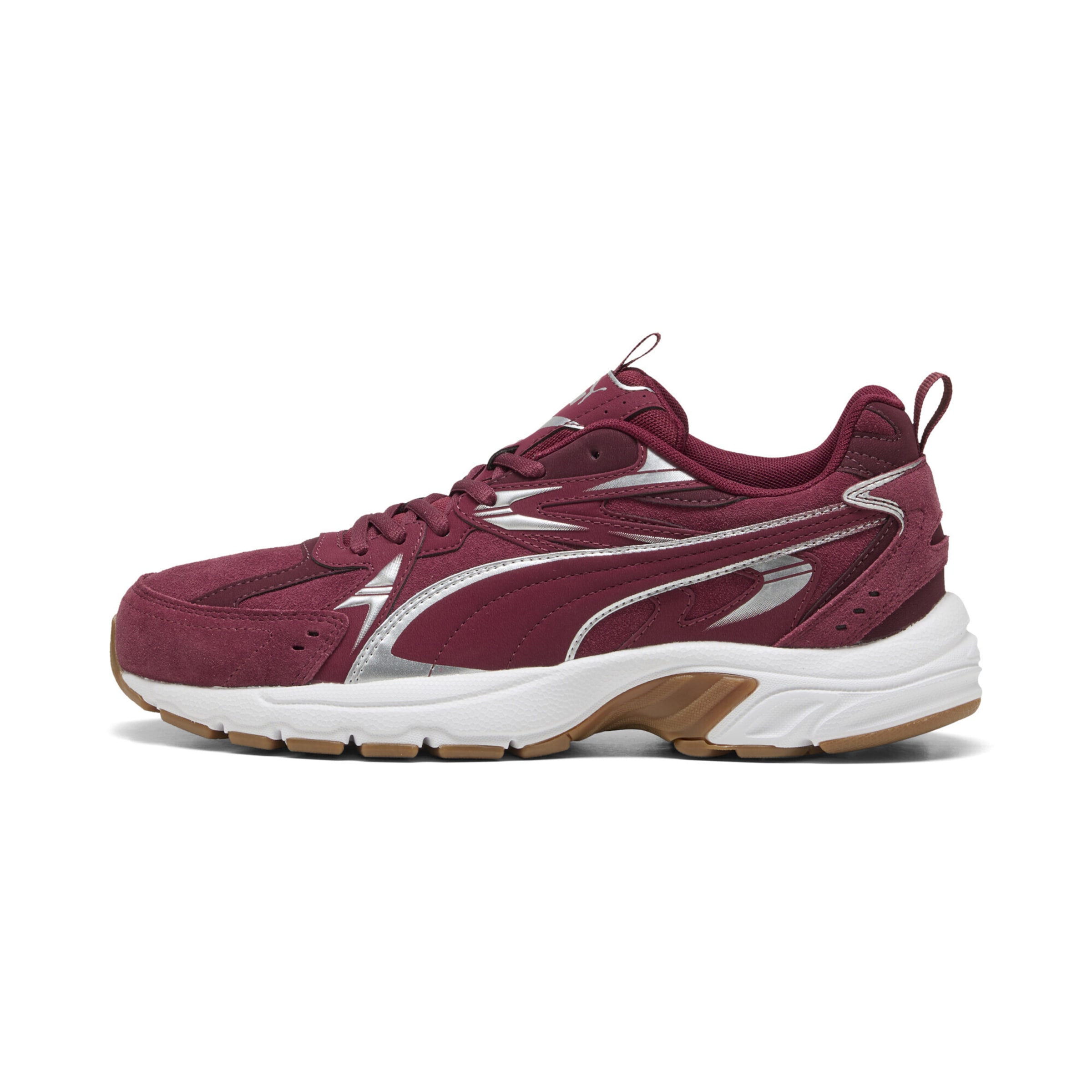 PUMA Sneakers 'Milenio Tech' in Wine red / Silver, Item view