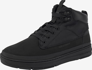 PARK AUTHORITY by K1X High-Top Sneakers in Black: front