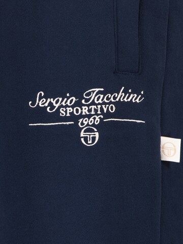 Sergio Tacchini Tapered Broek 'Oreste' in Blauw
