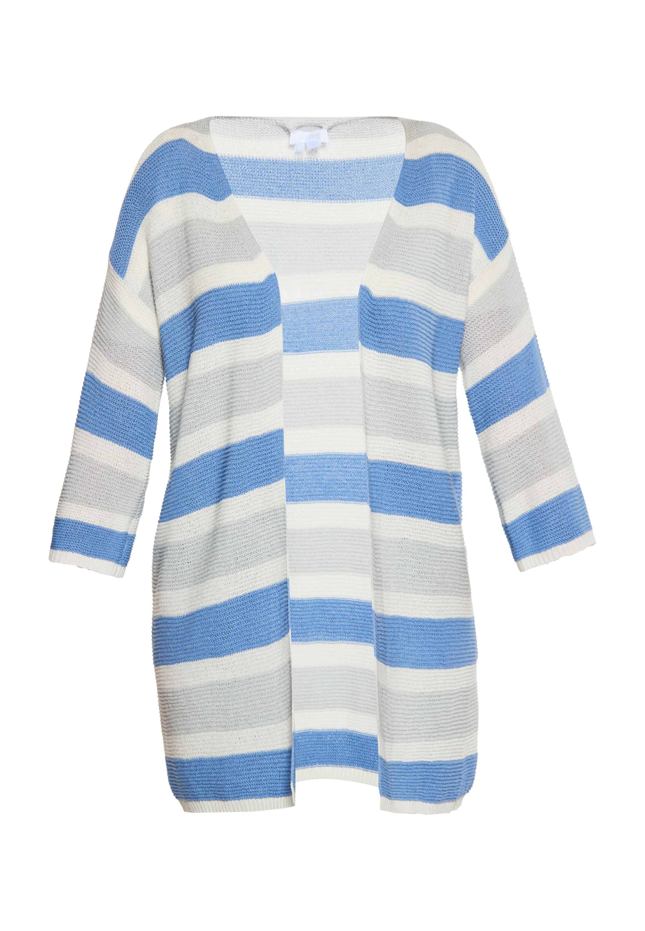 usha BLUE LABEL Πλεκτή ζακέτα σε μπλε: μπροστά