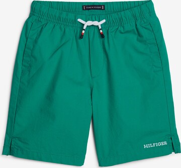 TOMMY HILFIGER Broek in Groen: voorkant