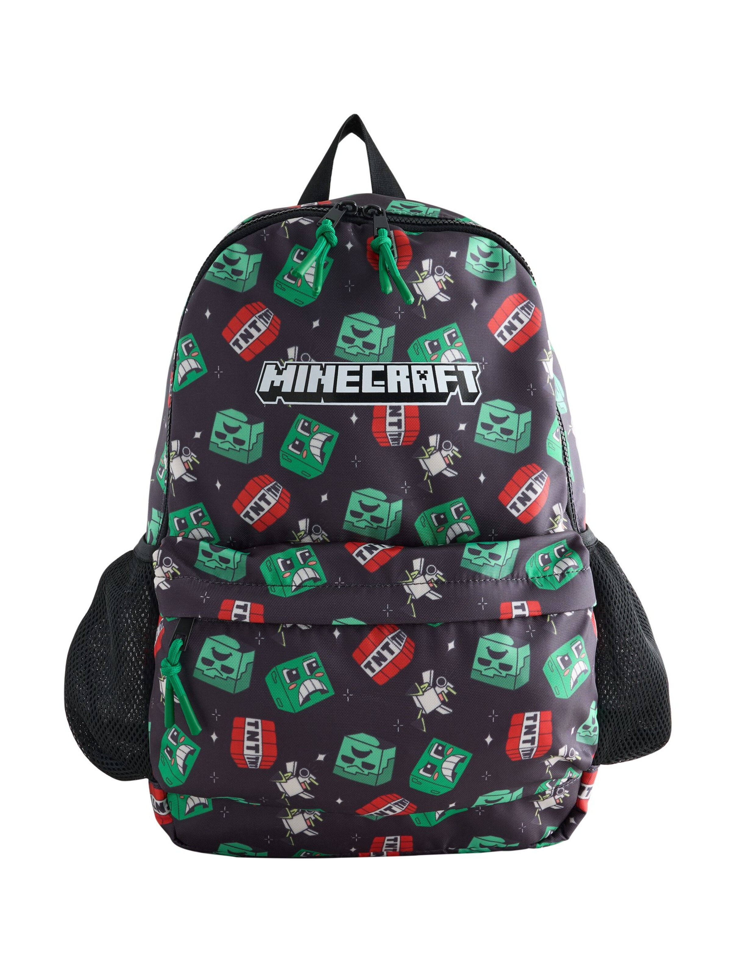 Sac à dos 'Minecraft' Next en noir : devant