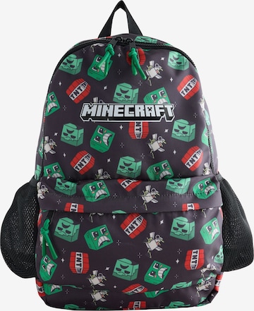 Sac à dos 'Minecraft' Next en noir : devant