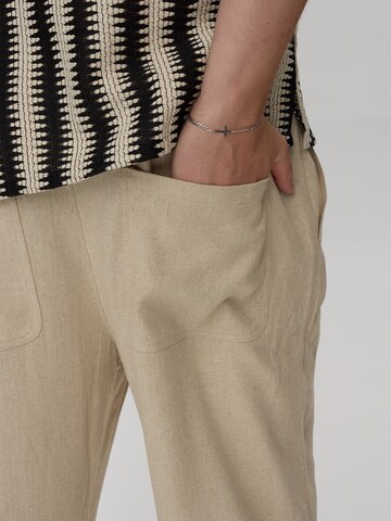 Dxnmxrk Loosefit Broek 'DXGaston' in Beige