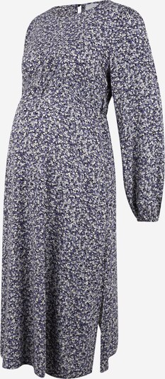 Pieces Maternity Umstandskleid 'DORA' in taubenblau / dunkelblau / weiß, Produktansicht