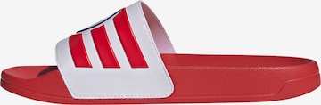 ADIDAS SPORTSWEAR Beach & Pool Shoes 'Adilette Bayern Munich' in White: front