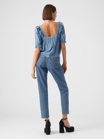 VERO MODA Blouse 'HARPER' in Blauw