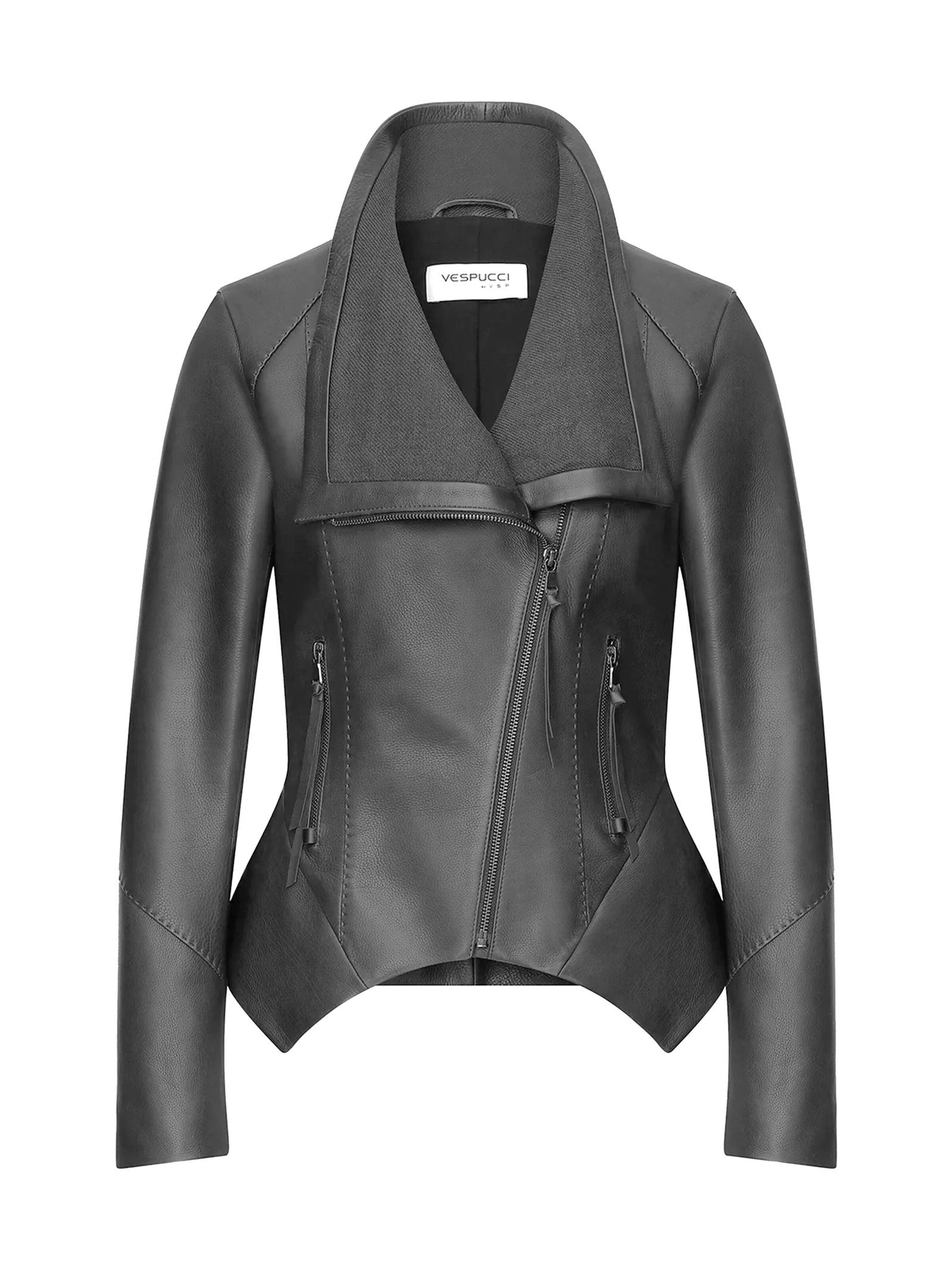 VESPUCCI BY VSP Winter Jacket 'Ella' in Grey